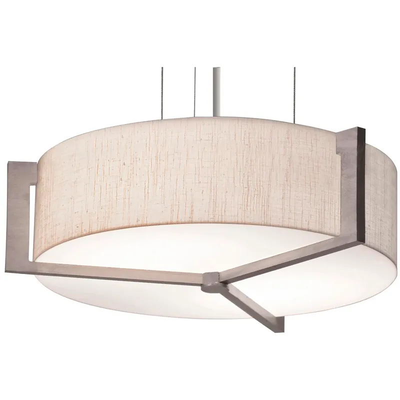Apex 1 Light 21.25 inch Weathered Grey Pendant Ceiling Light in Jute
