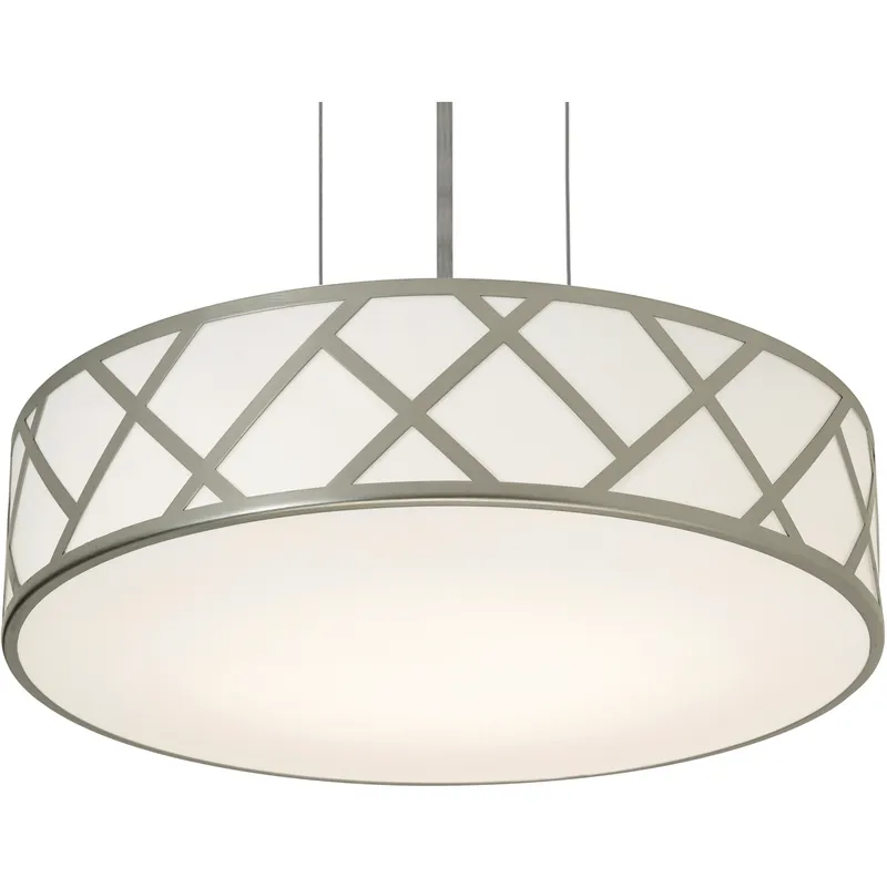 Haven 3 Light 16.75 inch Satin Nickel Pendant Ceiling Light
