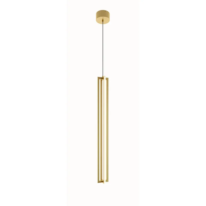 Cass LED 4 inch Gold Pendant Ceiling Light