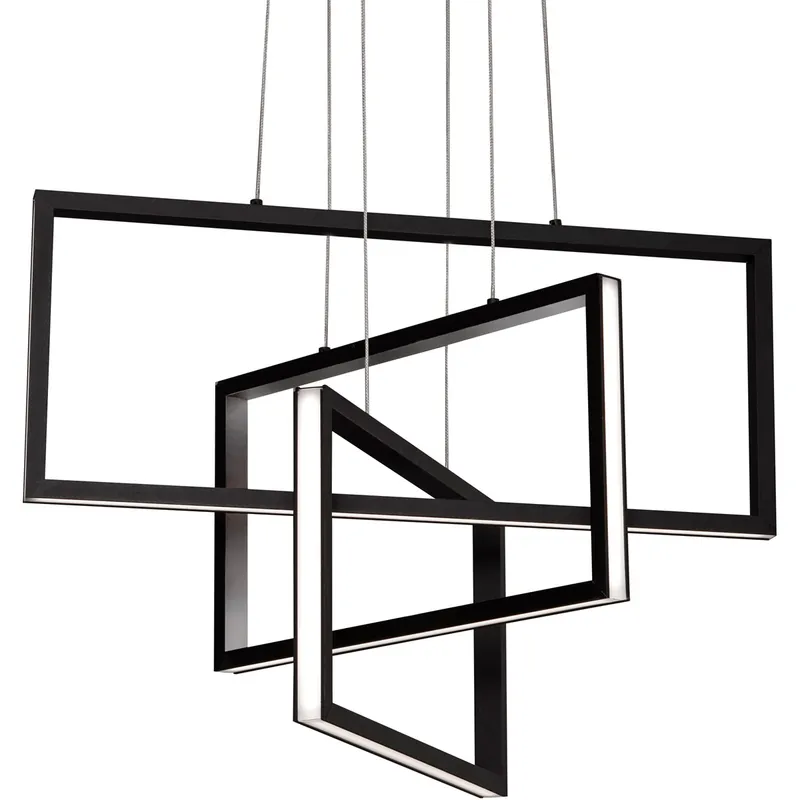 Cole LED 24 inch Black Pendant Ceiling Light