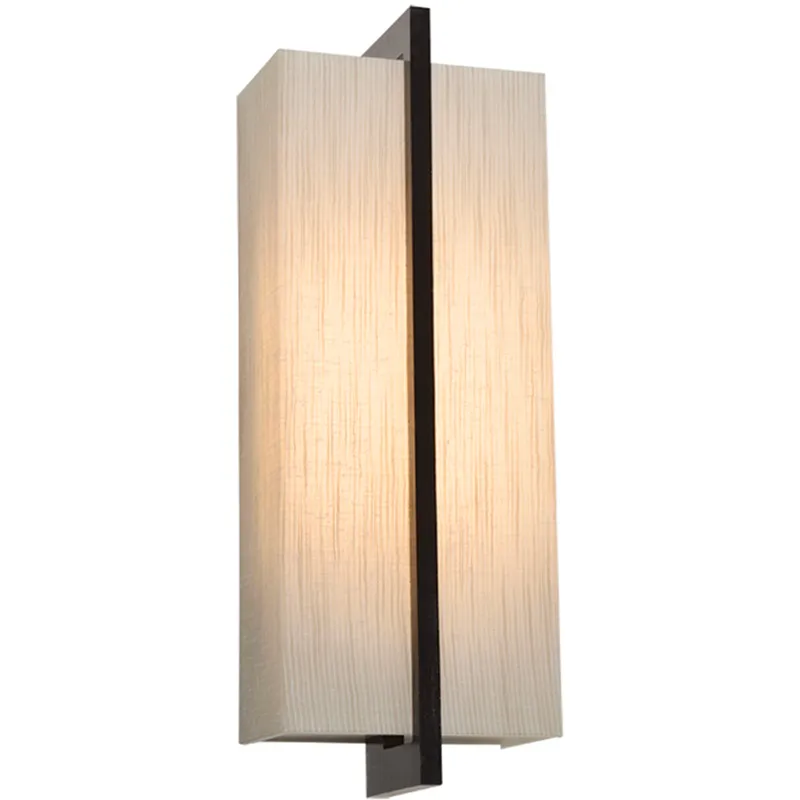 Apex LED 5 inch Espresso ADA Sconce Wall Light in Jute