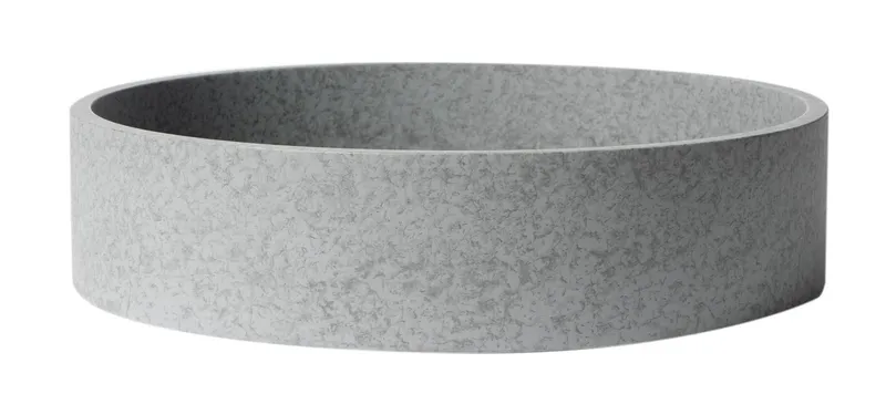 ALFI ABCO17R Solid Concrete Above Mount Bathroom Sink 17 inches