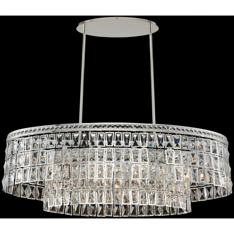 Kasturi Island Pendant Ceiling Light in Polished Silver