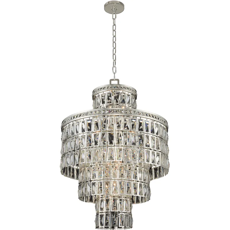 Kasturi 13 Light 24 inch Silver Pendant Ceiling Light