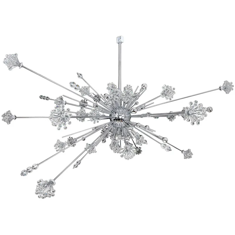 Constellation 46 Light 96 inch 18K Gold Pendant Ceiling Light