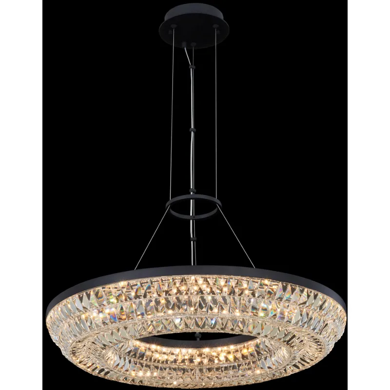 Zaga 26 inch Matte Black Pendant Ceiling Light