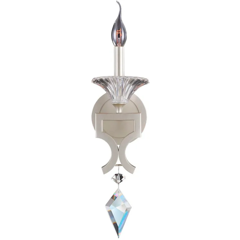 Florence 1 Light 5 inch Tarnished Silver Wall Sconce Wall Light
