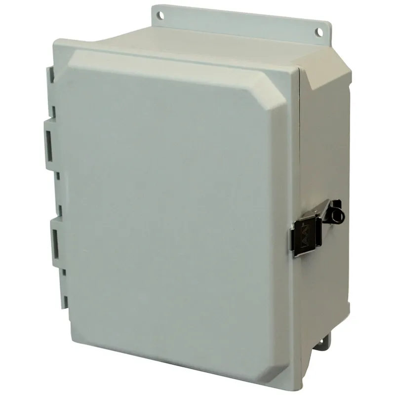 Metal Snap Latch Hinged Solid/Opaque Cover