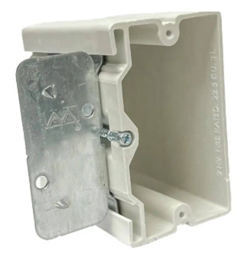 SLIDERBOX 1-Gang Fiberglass Outlet Box