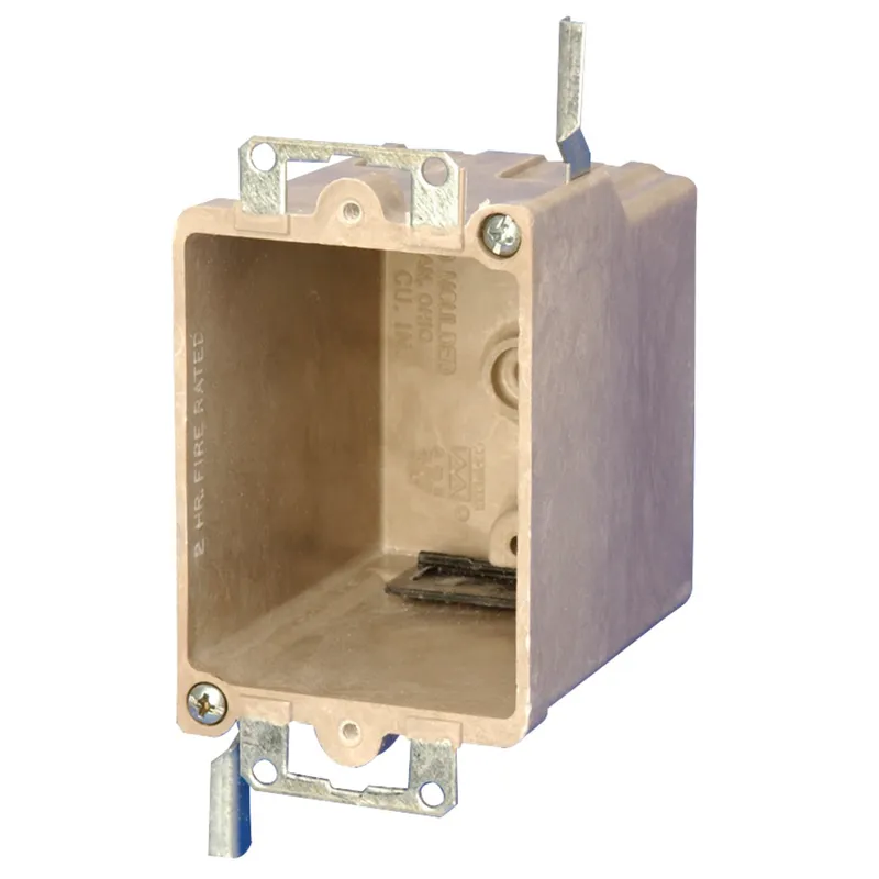 Switch/Outlet Box, 1-Gang, Non-Metallic
