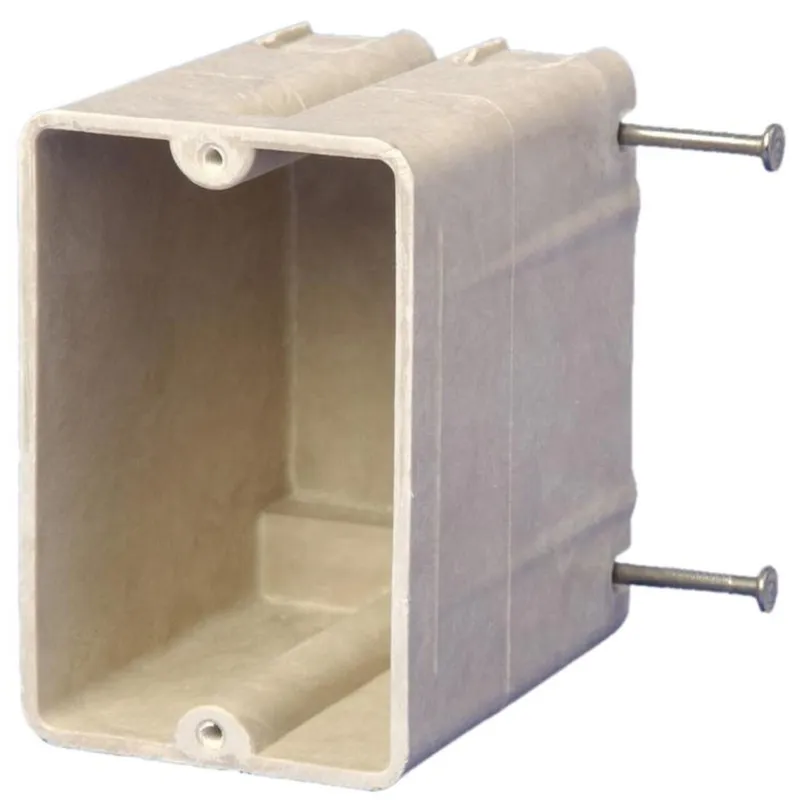 Switch/Outlet Box, 1-Gang, Non-Metallic