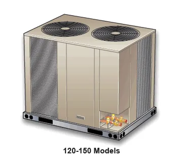Allied Commercial ELS120S4ST1Y - 10.0 Ton Condensing Unit 230/3 (ELS120S4ST1Y)