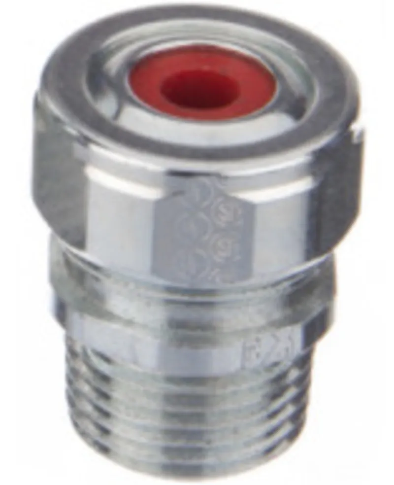 Cord Grip Connector Kit, 3/4" Diameter, Cord Range 0.125 - 0.880", Steel/Zinc
