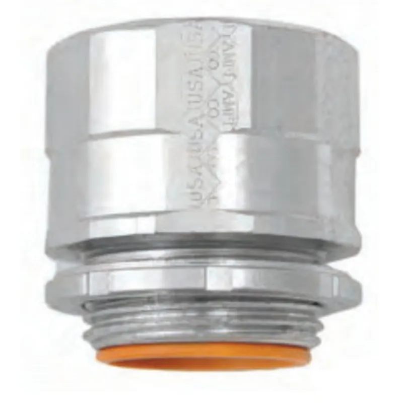 Straight Connector, Alloy Steel, 3/4"