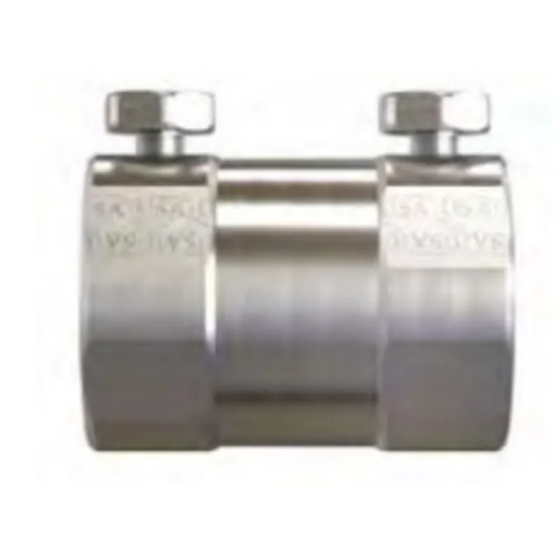 EMT Set Screw Coupling, 1/2" Diameter, Steel With Zinc Finish
