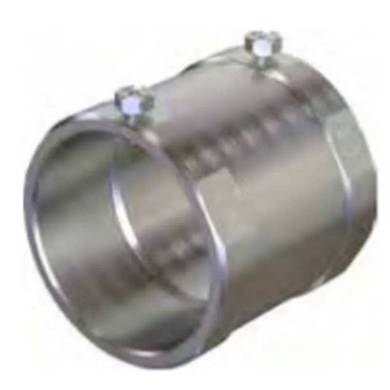 EMT Set Screw Coupling, 1" Diameter, Steel With Zinc Finish