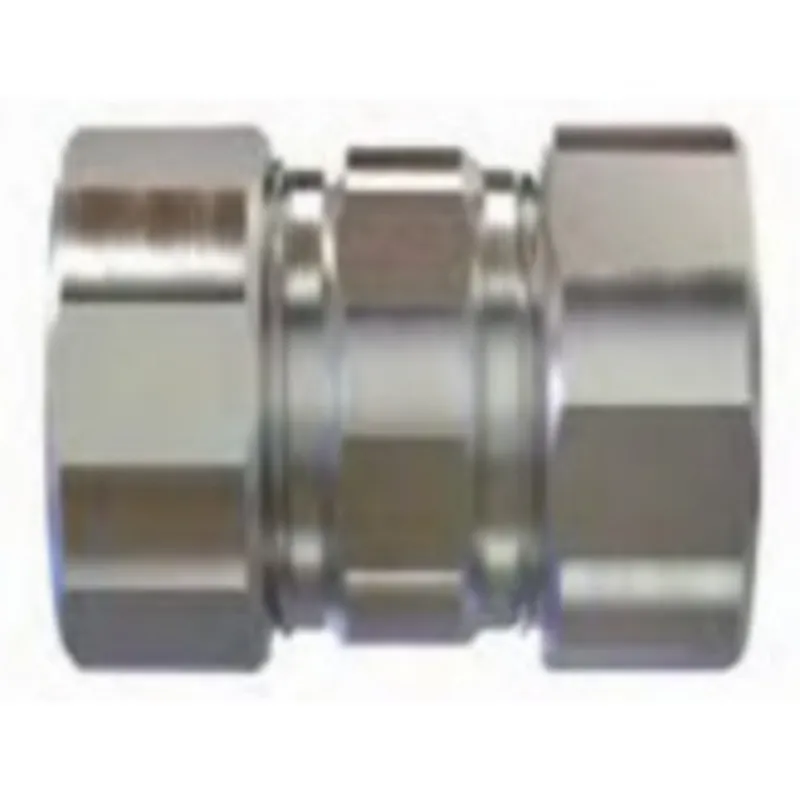 Rigid Compression Coupling, 3/4" Diameter, Steel With Zinc Finish