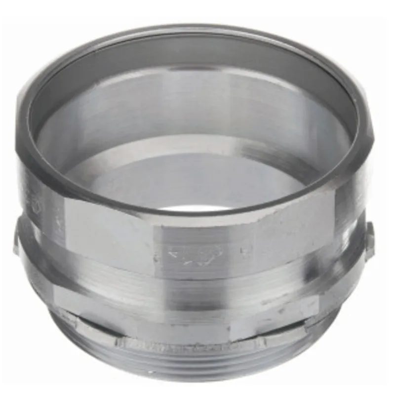 EMT/Rigid Compression Connector, 4", Steel/Zinc