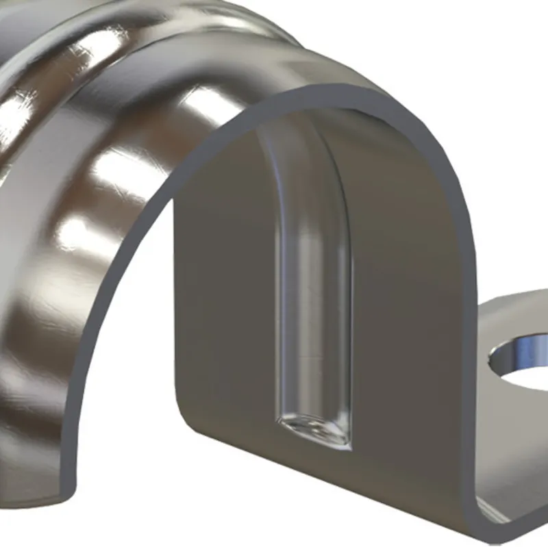 Pipe Strap, 1-1/4", 1-Hole, Steel