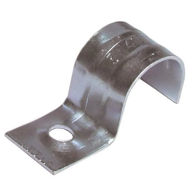 EMT Conduit Strap, 1-Hole, 1/2", Steel
