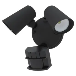 American Lighting 20W LED Security Flood Light - CCT Selectable - 1,600 Lumens - Motion Sensor - 120V - Black