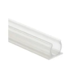 American Lighting 48" Clear Plastic Mounting Track for 1/2" FlexBrite Rope Light