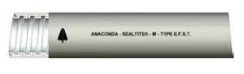 1" Liquidtight Steel Flex, Very Flexible, Non-UL, Gray, 100' Coil