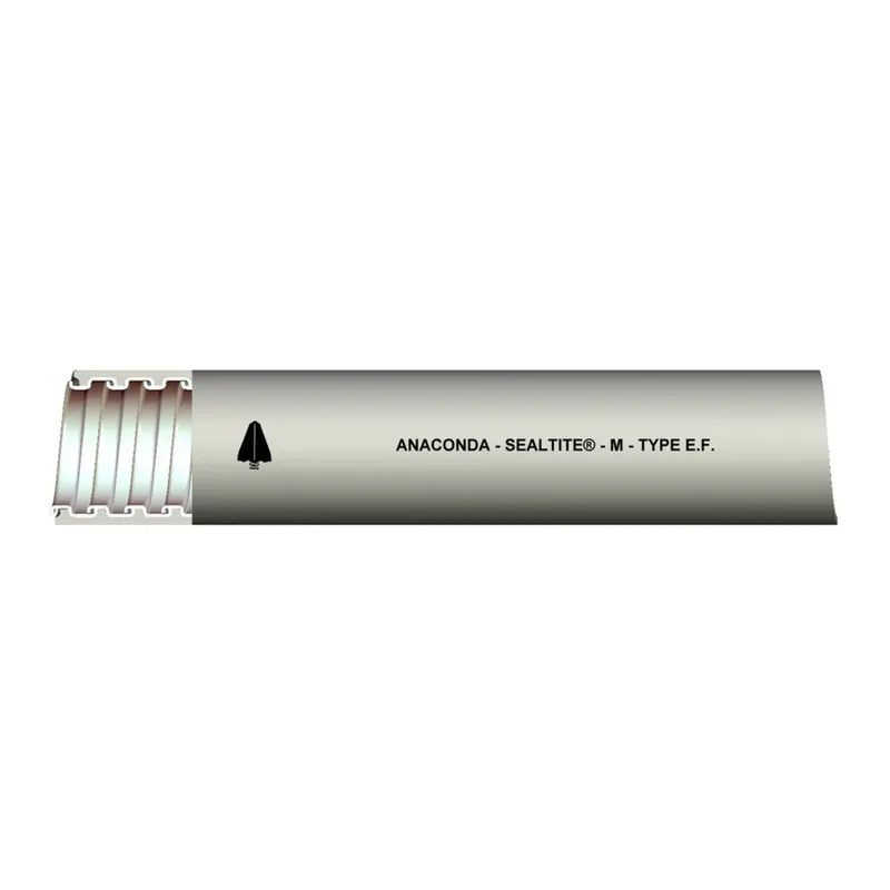 1/2" Liquidtight Steel Flex, Type EF, Gray, 100' Coil