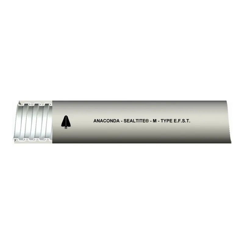 1/2" Liquidtight Steel Flex, Very Flexible, Non-UL, Gray, 100' Coil