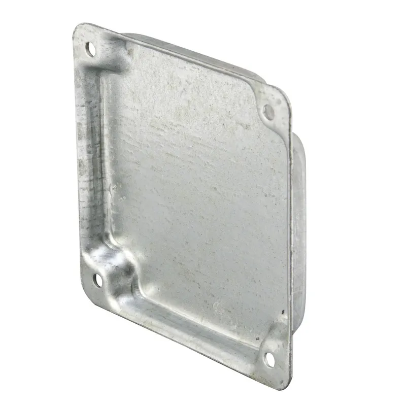 4" Square Exposed Work Cover, Blank Cover