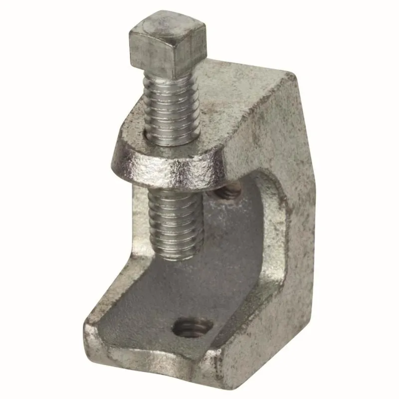 Beam Clamp, 2", Malleable Iron, Hot Dipped Galvanized