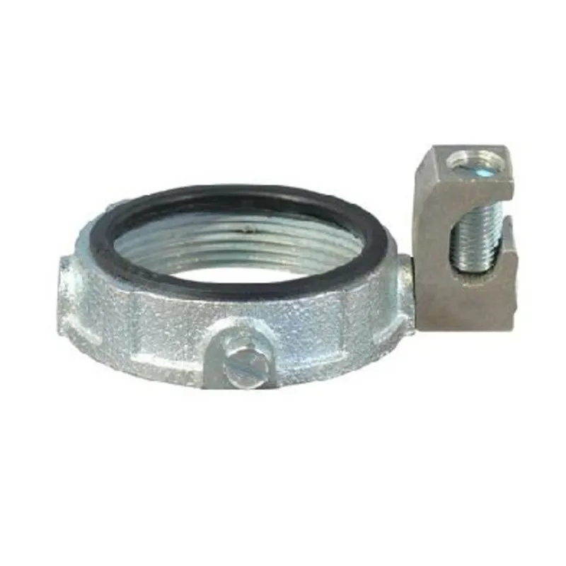 Grounding Bushing, 2", Threaded, Insulated, Malleable Iron