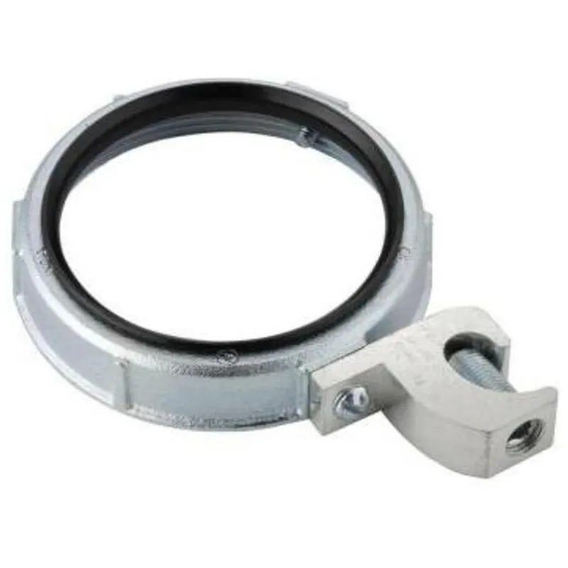 Grounding Bushing, 1/2", Threaded, Insulated, Malleable Iron