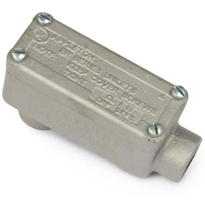 Explosion-Proof Conduit Body, Type: LB, 1/2", Malleable Iron
