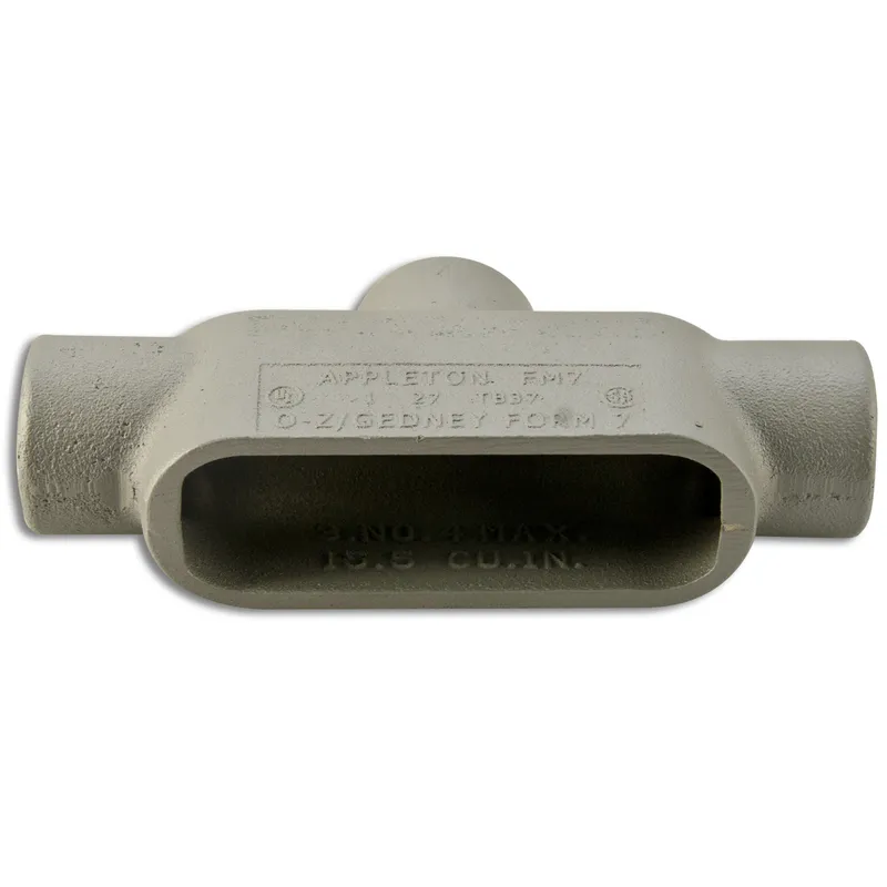 Conduit Body, Type: TB, 3/4", Form 7, Grayloy-Iron