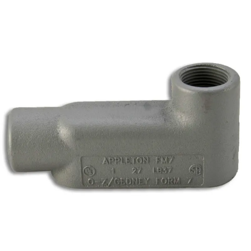 Conduit Body, Type: LB, Size: 1", Form 7, Malleable Iron