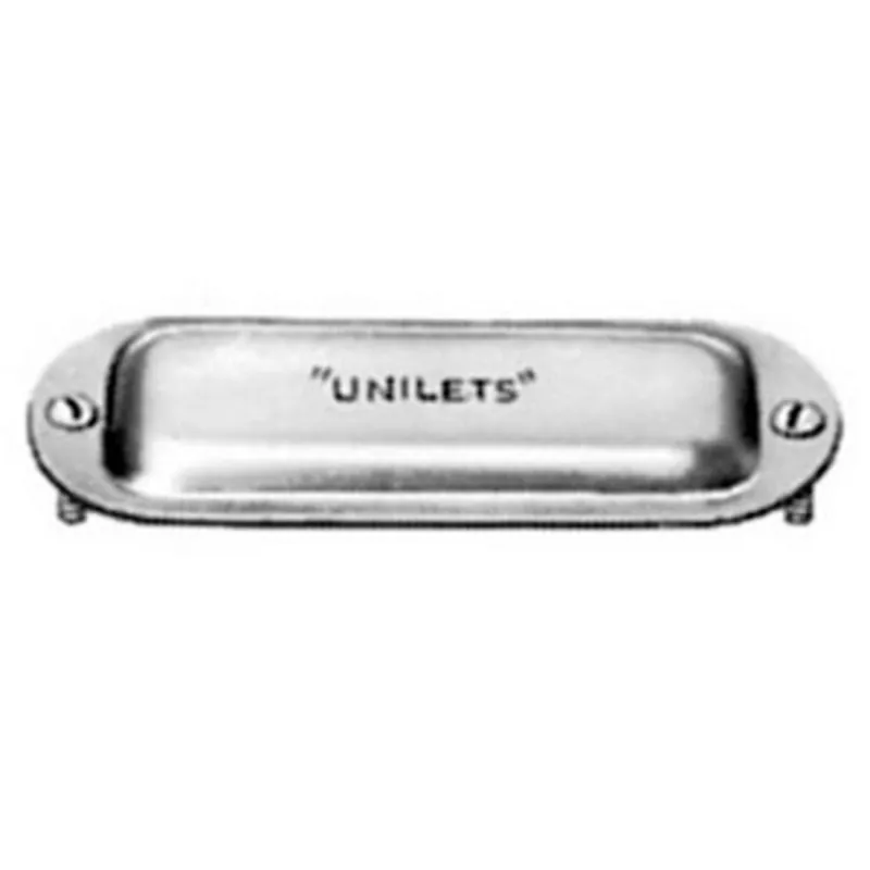 Conduit Body Cover, Screw-On/Flat Type, Diameter 2", Form 85, Aluminum
