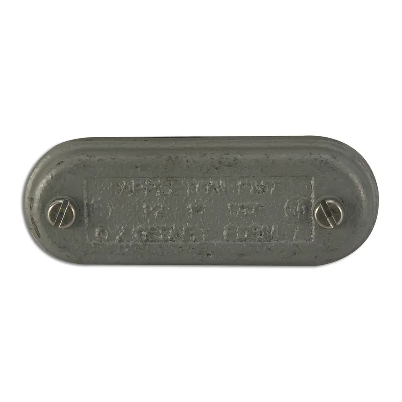 Conduit Body Cover with Neoprene Gasket, Type: Wedge, FM7, Size: 3/4"