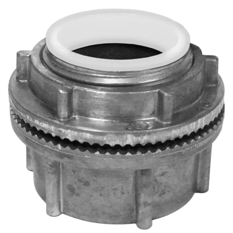 Conduit Hub, Threaded, 1/2", Insulated, Raintight, Zinc Die Cast