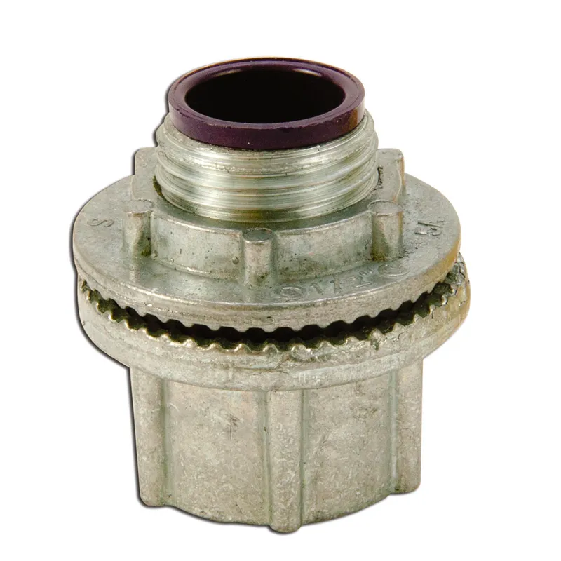 Conduit Hub, 1", Insulated, Raintight, Zinc Die Cast