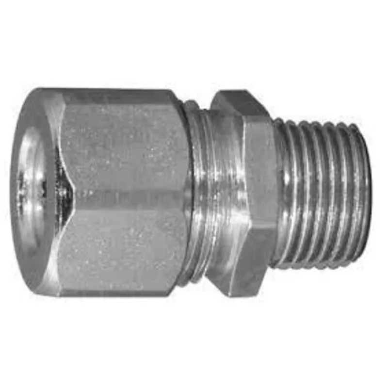 Liquidtight Strain Relief Cord and Cable Connector, 3/4" Hub, Cable Range 0.750 - 0.875", Steel