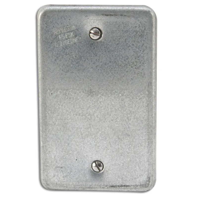 Blank Cover, 1-Gang, Steel