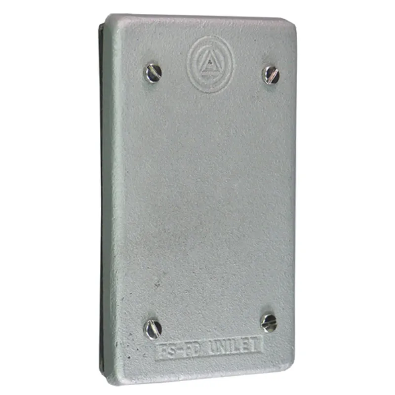 Blank Cover, 1-Gang, Aluminum