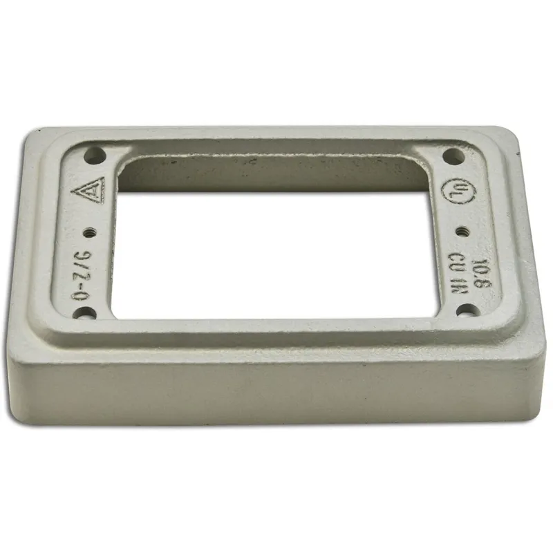 Device Box Extension, 1-Gang, 1", Malleable Iron
