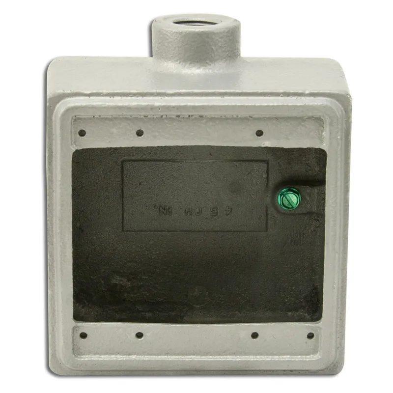 FD Device Box, 2-Gang, Dead-End, Type FD, 3/4", Malleable Iron
