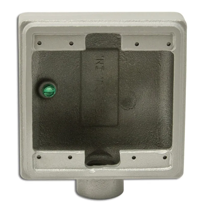 FS Device Box, 2-Gang, Dead-End, Type FS, 3/4", Malleable Iron