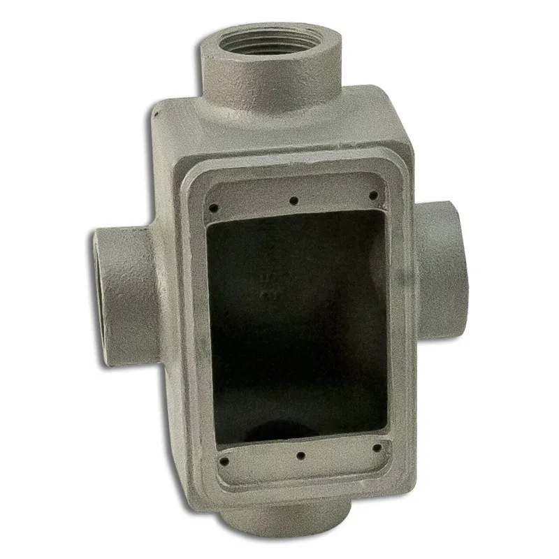 FDX Device Box, 1-Gang, 3/4", Malleable Iron
