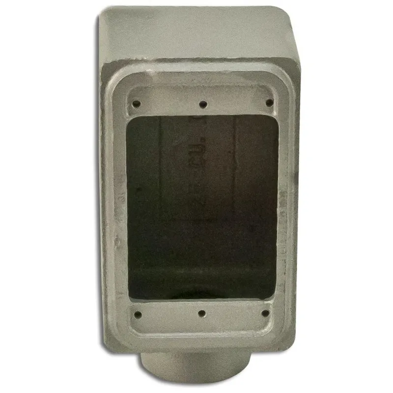 FD Cast Device Box, 1-Gang, 3/4", Malleable Iron