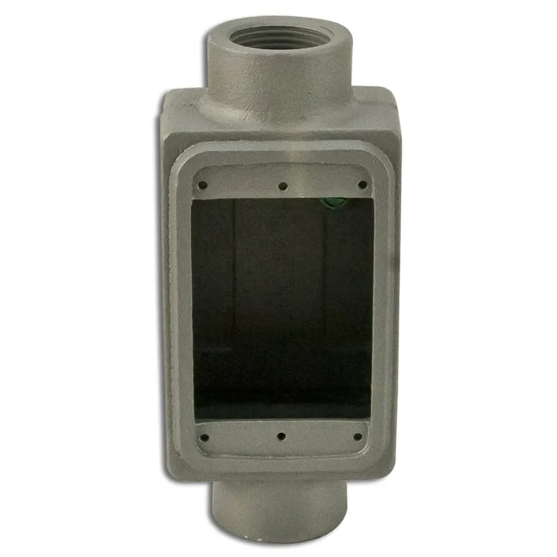 FS Device Box, 1-Gang, Dead-End, Type FSC, 1", Malleable Iron