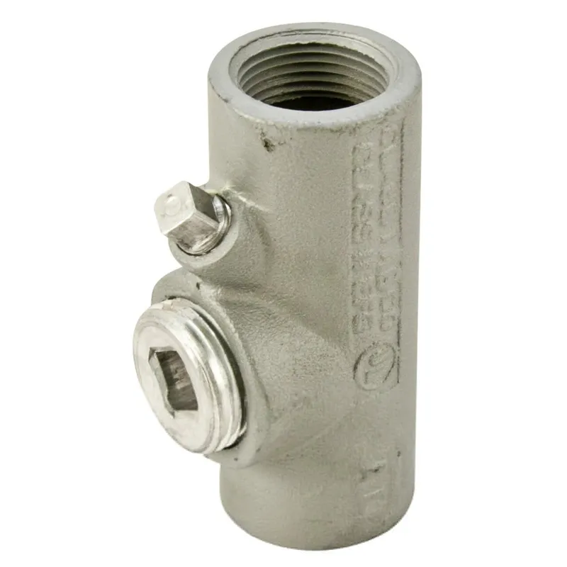Sealing Fitting, Vertical/Horizontal, 1-1/2", Explosion-Proof, Malleable Iron